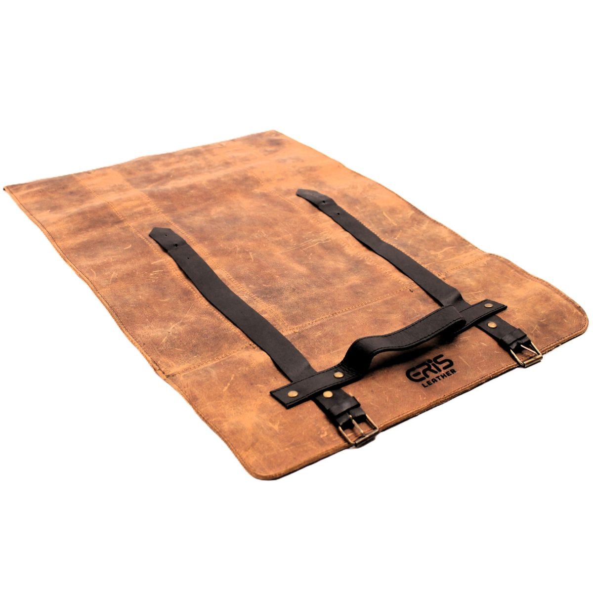 Leather Tool Roll Bag With Personalized Motorcycle Tool Roll 5 Leather Tool Roll Bag With Personalized Motorcycle Tool Roll Front