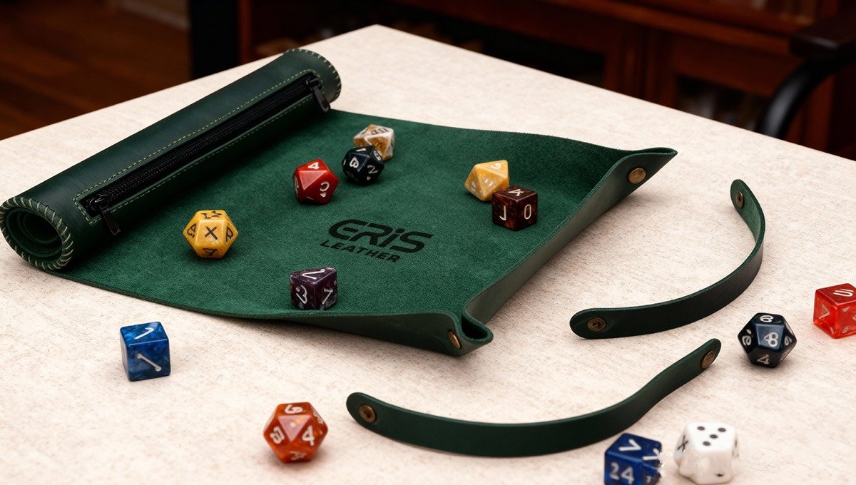 Leather Dice roll Tray